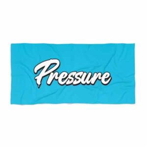 Stylish Beach Towel with ‘Pressure’ Design — Summer Essential